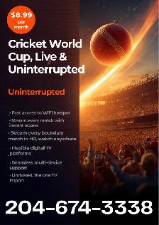 NO DELAYS. NO DISTRACTIONS. JUST WORLD CUP ACTION!