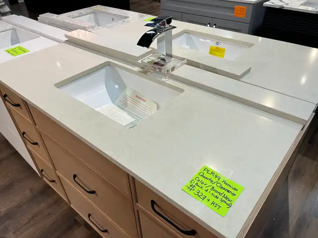 Clearance Sale: Brand New Vanity Countertops – Limited Quantity