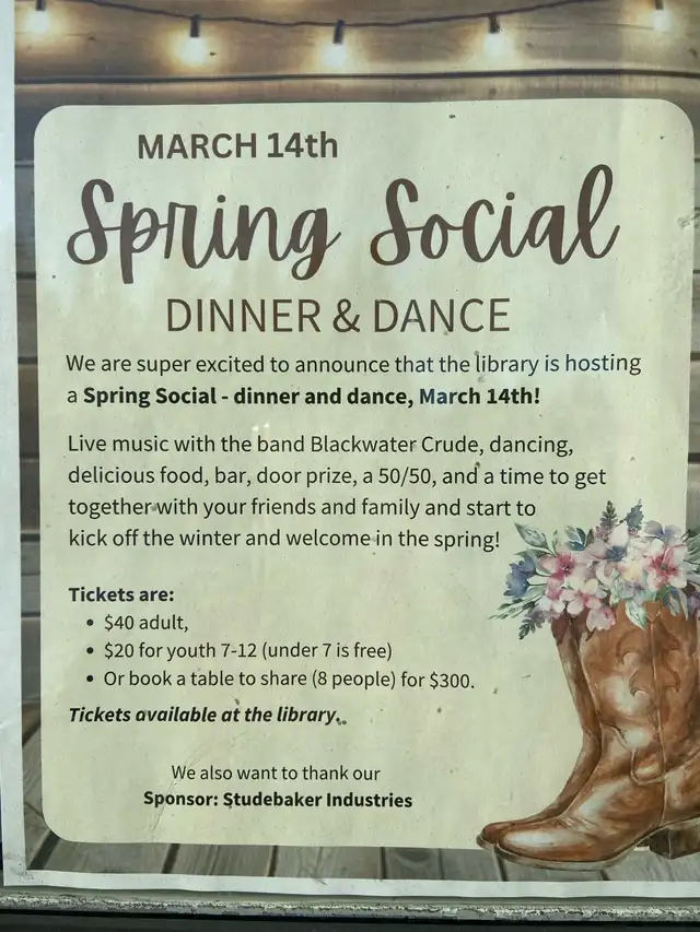 Spring Social Dinner & Dance!