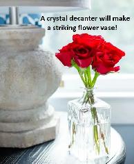 Pristine Decanter and Crystal Glasses (stemmed & barrel style) - Photo 6