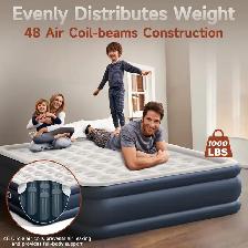 CHERIMOR 18" King Size Air Mattress with Built-In Pump - Photo 4