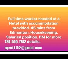 Housekeeping/ front desk