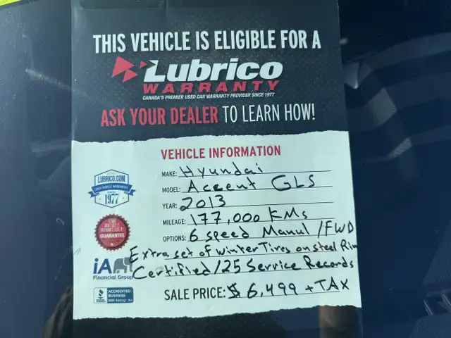 2013 Hyundai Accent L 5 SPEED - Photo 12