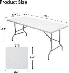Lakhow 6FT Folding Table - Photo 3