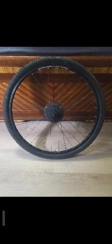 MountainBike AlexRim DM18 29' rear w/Cassette Tire/Tube mountain