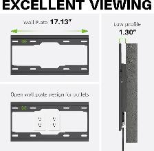 USX MOUNT Low Profile TV Wall Mount – 26"–60" - Photo 3