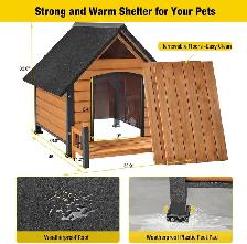 Aivituvin Insulated Outdoor Dog House - Photo 6