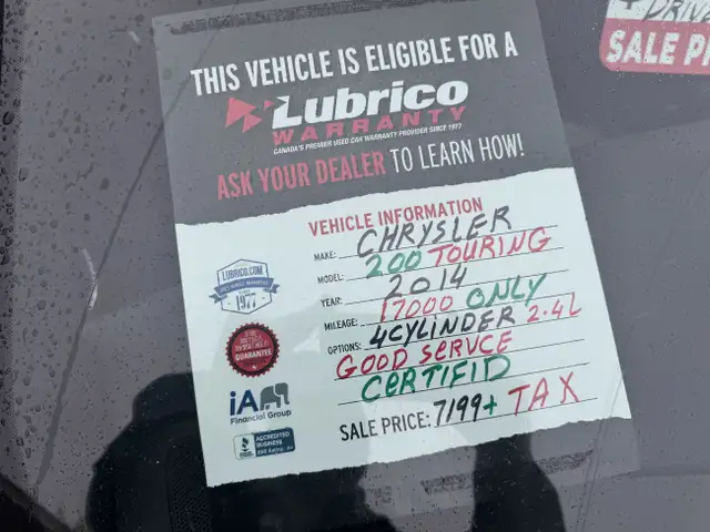 2014 Chrysler 200 Touring - Photo 12