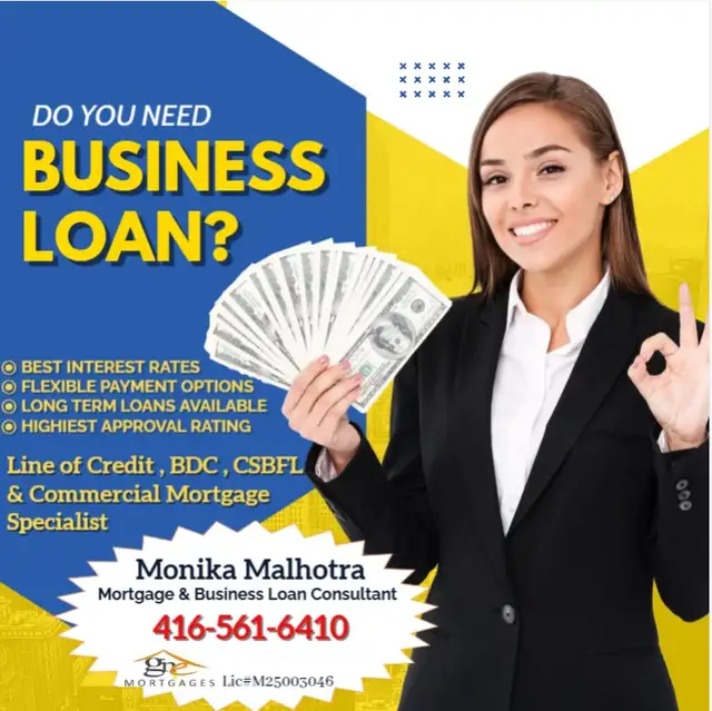 Small Business or Commercial Loans, Mortgage, Personal Loan