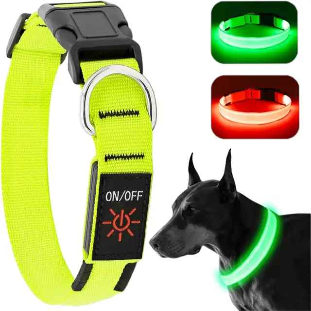 KOSKILL LED Light-Up Dog Collar