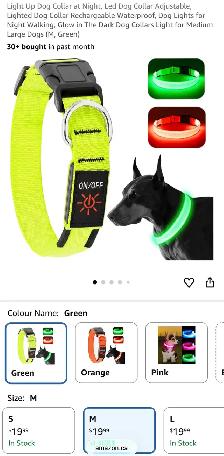 KOSKILL LED Light-Up Dog Collar - Photo 9