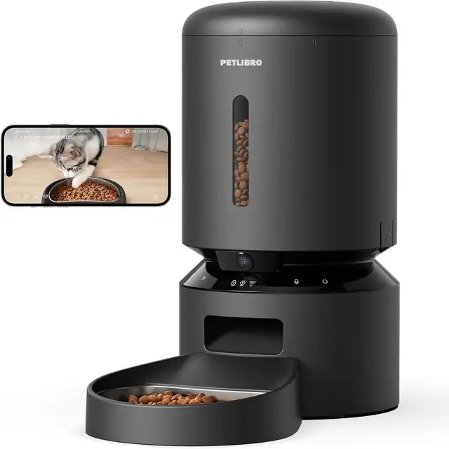 PETLIBRO 5L Smart Automatic Pet Feeder with Camera – 5G WiFi