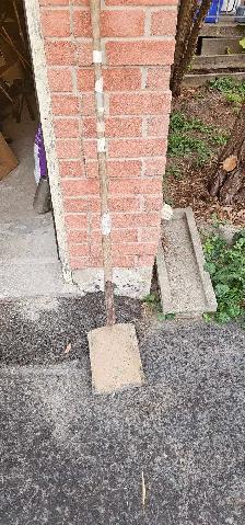 Long Handle Square Point/flat Shovel heavy duty