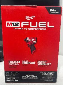 Milwaukee Tool M12 FUEL 12V Lithium-Ion Brushless Cordless . Hex