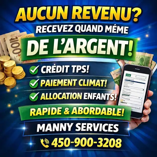 Aucun revenu? Déclaration d’impôt rapide