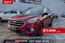 2017 FORD ESCAPE SE AWD • 1.5L ECOBOOST • ACCIDENT FREE