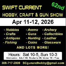 Swift Current Hobby, Craft & Gun Show - 62nd