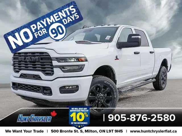 2026 RAM 2500 BLACK EXPRESS | DIESEL | 12NAVI | CPLAY | STEPS!!