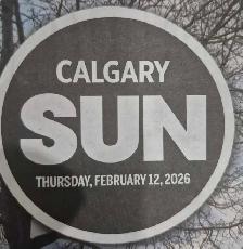 Early morning newspaper delivery