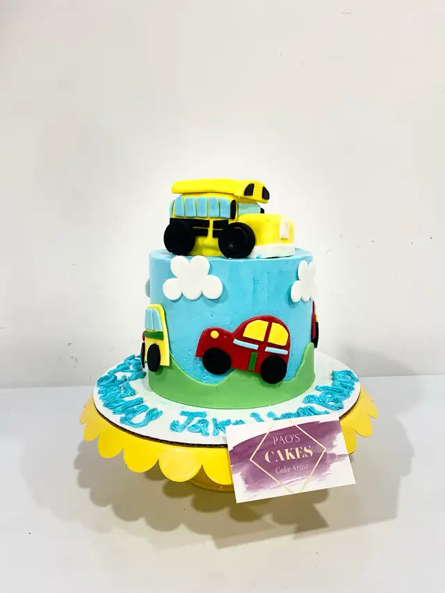 The wheels on the bus cake, pokemon cake , Nintendo cake