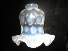FENTON HAND BLOWN 2 1/4' GLASS LAMP SHADE