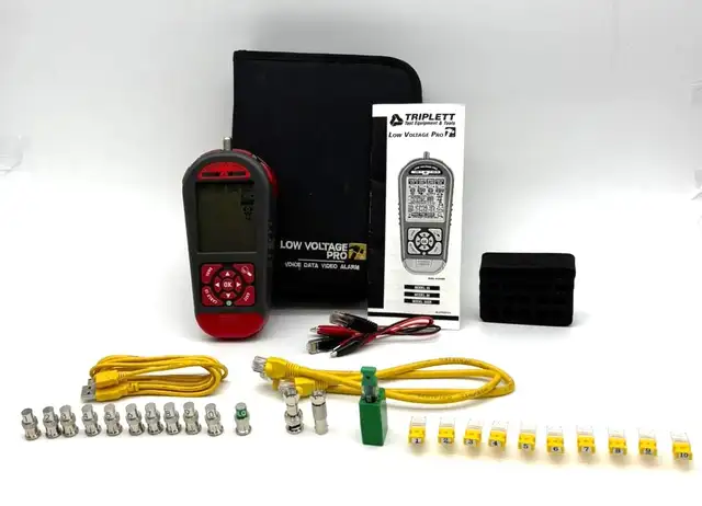 Triplett Low Voltage Pro Multifunc. CableNetwork Tester Kit $559