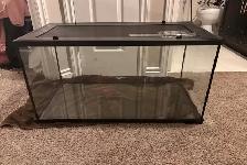 40 Gallon Terrarium Reptile Tank & Heat Lamp - Photo 2