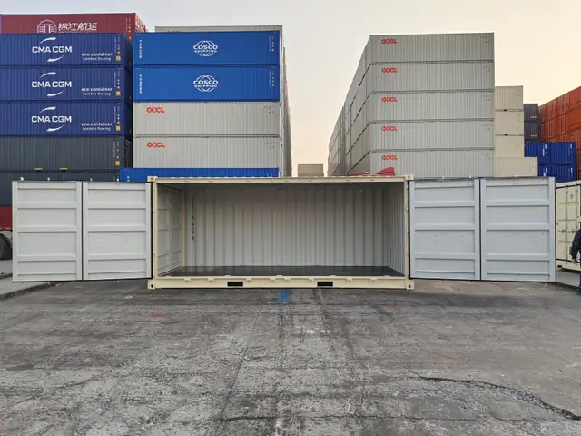 20’ Open Side Shipping Container | Full Side Access Sea Can