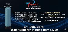 WATER SOFTENER WATER SOFTENER WATER SOFTENER $1299 INSTALLED