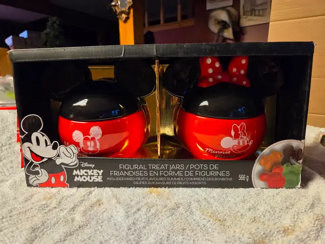 Mickey & Minnie Mouse Treat Jars