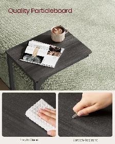 VASAGLE C-Shaped Side Table – Ebony Black - Photo 5