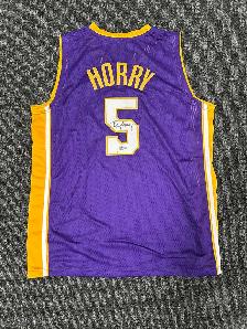Robert Horry Signed Lakers Purple Jersey l Authenticated