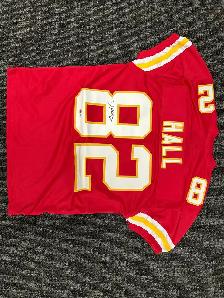 Dante Hall Kansas City Chiefs Signed Red Jersey | Authenticated - Photo 2