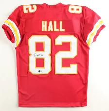 Dante Hall Kansas City Chiefs Signed Red Jersey | Authenticated - Photo 4