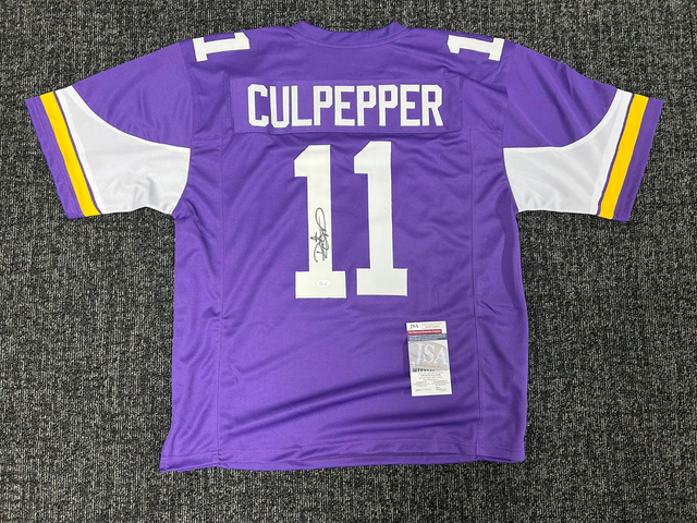 Daunte Culpepper Vikings Signed Purple Jersey | Authenticated