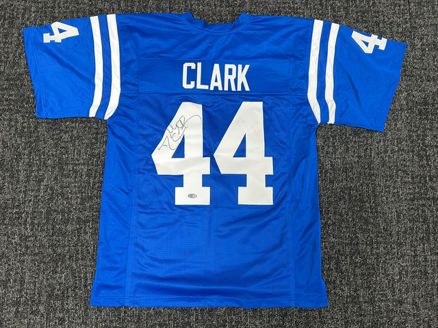Dallas Clark Colts Signed White Jersey | Authenticated