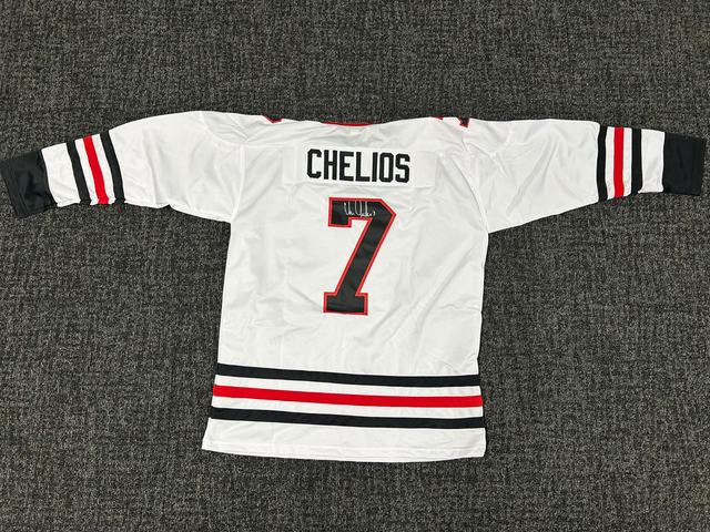 Chris Chelios Blackhawks Signed Red Jersey | Authenticated