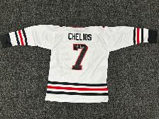 Chris Chelios Blackhawks Signed Red Jersey | Authenticated