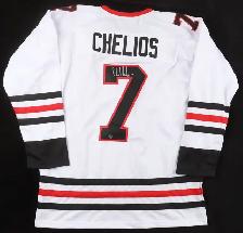 Chris Chelios Blackhawks Signed Red Jersey | Authenticated - Photo 4