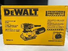 DEWALT 2.3 Amp Corded 1/4 Sheet Palm Grip Sander Kit with Contra