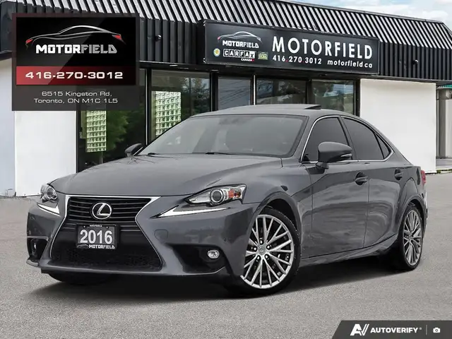 2016 Lexus IS 300 AWD Luxury Blindspot, Nav, Loaded
