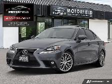 2016 Lexus IS 300 AWD Luxury Blindspot, Nav, Loaded