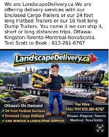 Transporter Available 16ft Cargo Trailer of 24ft Flatbed??