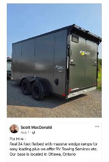 Transporter Available 16ft Cargo Trailer of 24ft Flatbed?? - Photo 4