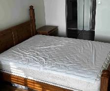 Queen Bed Frame and box spring