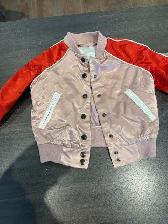 Red Burberry Girls jacket SIze 4 - Photo 2