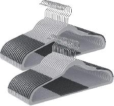 SONGMICS Non-Slip Slim Hangers – 50 Pack