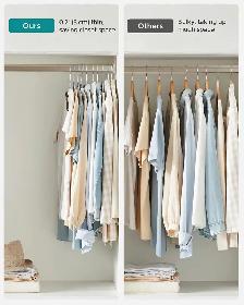 SONGMICS Non-Slip Slim Hangers – 50 Pack - Photo 7