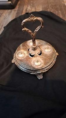 Georgian Sterling Silver Cruet Stand