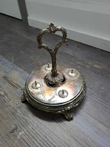 Georgian Sterling Silver Cruet Stand - Photo 2